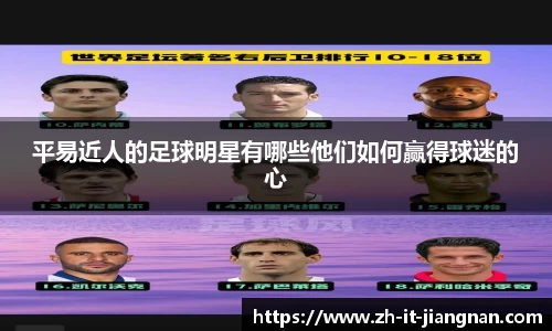 平易近人的足球明星有哪些他们如何赢得球迷的心